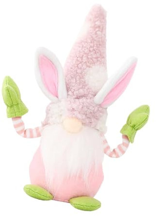 moonyan Osterzwerge Plüsch | Handgefertigte Frühlings-Osterzwerge mit Hasenohren,Osterelfen-Geschenke, gesichtslose Osterpuppen-Dekorationen, Osterhasen-Zwerge-Dekorationen für Schreibtische