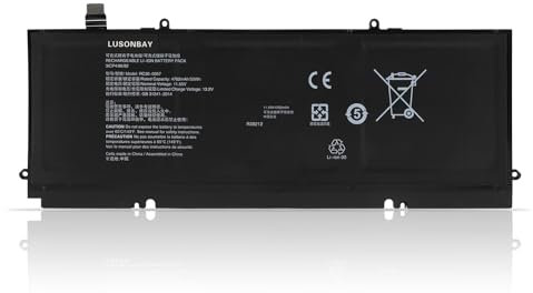 LUSONBAY RC30-0357 Laptop Battery Replacement For Razer Book 13 RZ09-0357 13 Core I7 Series 13 FHD Series 13 UHD Touch 2020 Series 13 RZ09-0357 2020 2021 Series 11.55V 4762mAh/55WH