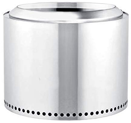 Tragbarer Holzofen für Camping und Picknicks, Metall-Stahlschale, Feuerstelle für Grillen und Überleben, ideal für Wandern und Innenhof