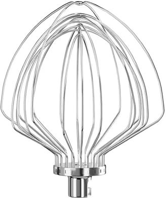 CINDTRGA KN211WW 11-Draht-Peitschenaufsatz aus Edelstahl, kompatibel mit KitchenAid Bowl Lift Mixer 7QT Bowl Ersatz-Ei-Schläger-Schneebesen
