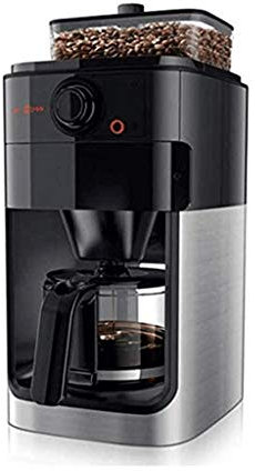 HUAIMEN 10-Cup Drip Coffee Maker, Grind and Brew Coffee Machine with Built-In Burr Coffee Grinder
