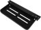 Uonlytech zusammenklappbares Regal schwebende Regale zur Wandmontage Regal zur Wandmontage Wandregale wandhalterung standregal Regale für Badezimmer Metallregal Aluminiumlegierung Black