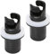 LQTSLFM Schlauchboot Ventiladapter, Schwarz Adapter Schlauchboot Ventil, Kajak Pumpe Ventil Adapter Auslaufsicher, Sup Pumpenadapter Wiederverwendbar (Schwarz-2pcs)