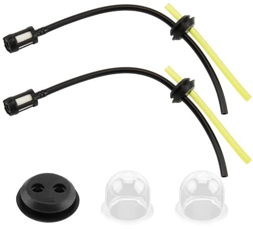 5 Pezzi Filtro Benzina Kit Universale per Ddecespugliatore, Tubo Benzina, Tubi Flessibile del Carburante di Ricambio Accessori per Motosega Tosaerba Tagliasiepi
