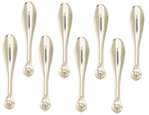 PACKOVE Lot de 8 Spatules de Maquillage Visage Masseur Oculaire Applicateur en Plastique Transparent Outil de Massage Facile à Utiliser Accessoire Beauté