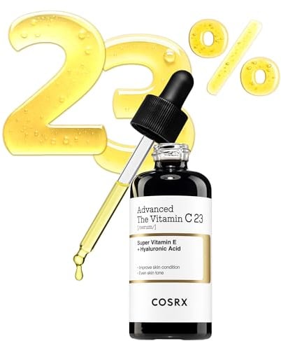 COSRX Advanced Pure Vitamin C 23 % serum med E-vitamin & glutathion (förnyelse), vitamin C ansiktsserum för en strålande hy, minskar fina linjer, 20 ml, korean skincare