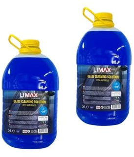Paket AG Auto Scheibenfrostschutz -30 °C | Scheibenreiniger & Scheibenwischwasser | Winter Scheibenwasser Blau | 10 Liter Frostschutz Konzentrat (10 Liter)