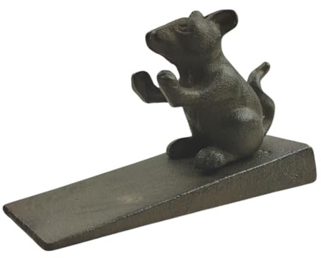 Maus Türstopper aus Gusseisen