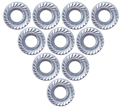 Haishine 10pcs/lot Bar Nuts Flange Kit for Husqvarna 362 365 371 372 50 51 55 385 390 395 575 Chainsaw #503220001