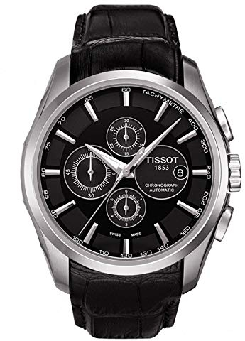 Lederarmband Uhrenarmband 22mm Leder passend für Tissot T035410 T035407 T035428 T035446 Armbanduhr Ersatzband Schwarz