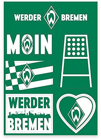 SV Werder Bremen Aufkleberkarte „Werder