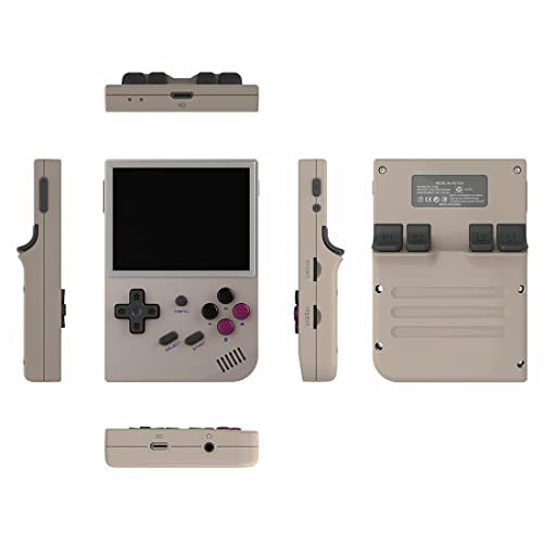 GOUX RG35XX Retro Handheld Games Console, 64G 3.5-inch IPS Screen Retro Video Game Built in 5000 Classical Games, Mini Arcade Games Machine Game Player Gift for Kids & Adults