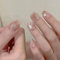 24pcs Short Square False Nails French Tip Stick on Nails White Flower Press on Nails Glitter Sequins Stick on Nails Removable Glue-on Nails Full Cover Fake Nails Women Brides Nail Art Accessories