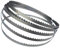 Lot de 10 lames de scie à ruban for le travail du bois, for le bois, l'acrylique, le plastique, le cuivre, la céramique, l'aluminium(5450x15mm)