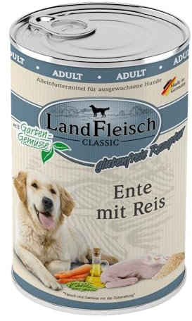 Landfleisch Ente mit Reis & Gartengemüse | 6X 400g