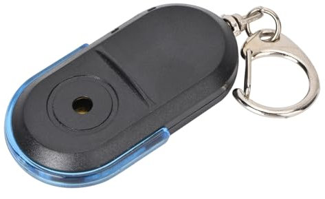 Localisateur de clé D'alarme Anti-perte, Sifflet sans Fil, Lumière LED, Portée de 8 à 10 M, Gadget Portable pour les Personnes Oublieuses (vert, Bleu, rouge) (Acoutoyphq6gd17i-02)