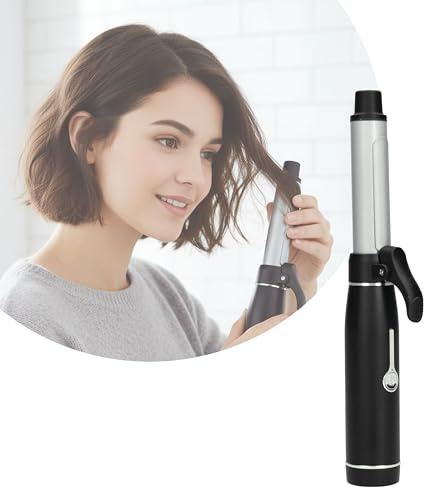 Peach Beauty® Mini Lockenstab kabellos | 160–180 °C | USB-C | 19 mm | Sicherheitsklemme, in 2 Min. einsatzbereit, bis zu 35 Min. Laufzeit, Keramikbeschichtung, LED-Anzeige, 152 g, 20,2 cm