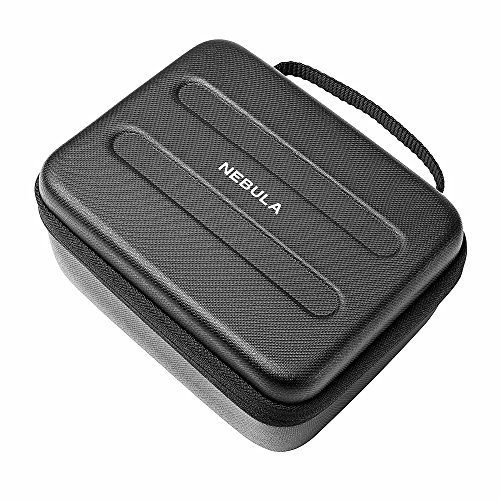 Housse de Transport Nebula Capsule Officielle - Étui, Sacoche de Voyage spéciale pour picoprojecteur Capsule avec Cuir PU, matériau EVA Doux et Protection Premium Contre Les éclaboussures