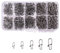 150/250PCS Hohe Festigkeit Duo-Lock Snaps aus Edelstahl für Haken Um Line Verbinder (150pcs Duo Lock Snaps)