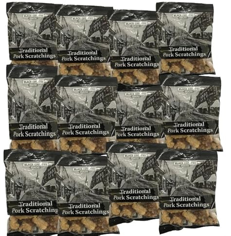Black Country Snacks Pork Scratchings 70g x 12 MS Authentic Black Country (This is not a VAT’ able Product. “ No VAT On This Product)