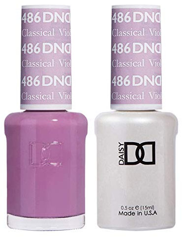 DND Duo Gel & Nail Polish Set - Classical Violet 486-2x15ml
