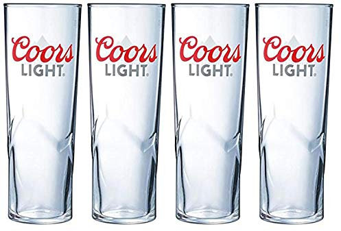 4 x Coors Light Pint Glass (Colour Change)
