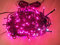 Guirlande lumineuse extérieure 17m, 240 LED roses et blanc flash
