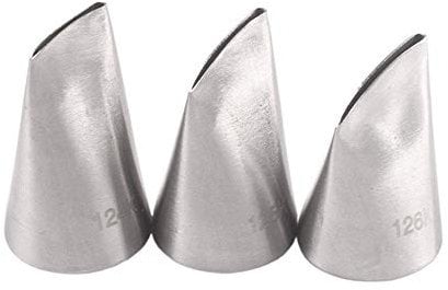 DUORUI Lot de 3 Douilles à Douille en Acier Inoxydable en Forme de Rose