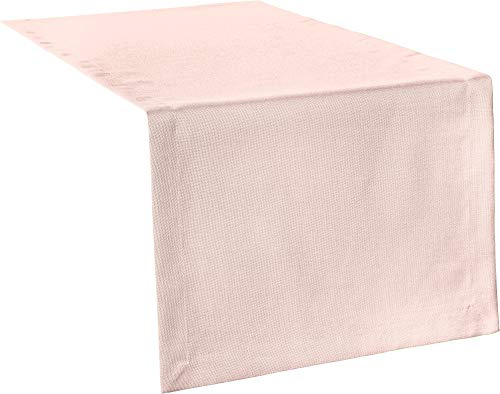Erwin Müller Tischwäsche, Tischläufer Uni, Madrid Altrose Größe 50x150 cm - angenehme, weich fließende Qualität, mit hochwirksamer Fleckschutzausrüstung, bügelleicht