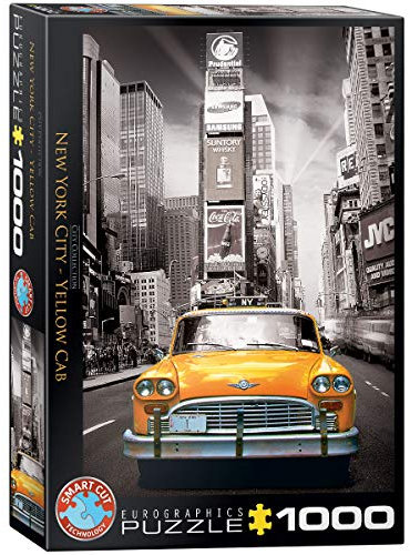 empireposter New York Taxi Nummer 1-1000 Teile Puzzle im Format 68x48 cm