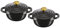 Tefal Air Mini Stew Pot Set of 2, 11cm Non Stick Cast Aluminium (Lighter Than Cast Iron) with Lid Grey E255S204