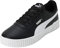PUMA Damen Carina 2.0 Sneaker, Black White Silver, 38 EU