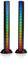 Auraglow Sound Activated LED Light Bar - Wireless Rechargeable RGB Rhythm Light - Noise Cancellation, 16 Display Modes - Perfect for Music, Gaming, TV - Twin Pack