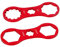 2pcs per Riparazione della Forcella Anteriore Bicicletta SR Suntour XCR/XCM/XCT/RST MTB Tappo forcelle Anteriore Rimuovere installare Chiave Inglese Bike Anteriore Rimozione Chiave Ammortizzatore