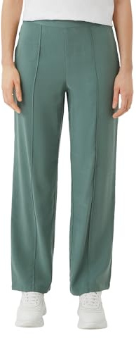 Comma Regular: Twill-Hose mit Reißverschluss