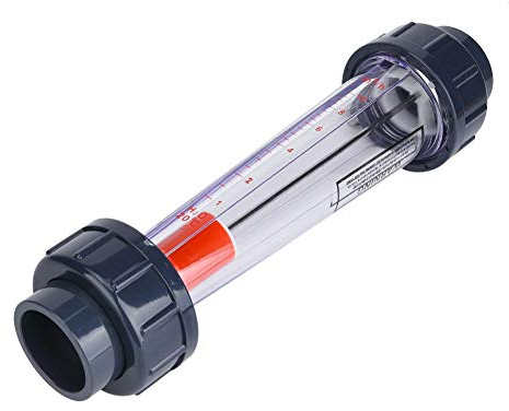 JMorCO Flüssigkeitsdurchflussmesser, ABS-Kunststoff-Durchflussmesser 1–10 m³/h ABS-Kunststoffrohrtyp Flüssigkeitsmessgeräte