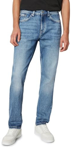 Marc OߴPolo Denim Herren Jeanshose mit Stretch-Anteil Tapered Fit, Blau (Multi/Authentic Bright Mid Blu), 31W/34L