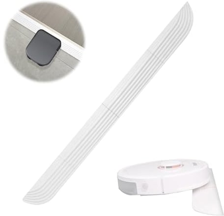 Fixbetter Türschwellenrampe Saugroboter für Alle Staubsaugroboter Zubehör, für Dreame, für Ecovacs, für Roborock, Staubsauger Roboter Rampe (Weiß)