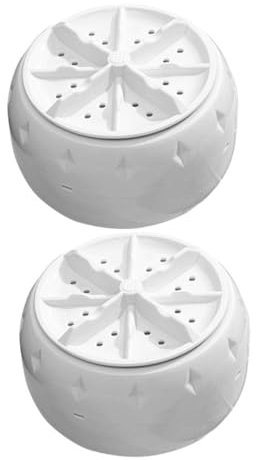 TOKIDNY 2pièces Mini-machine à Laver Portable Automatique Lot Pour Camping Et Voyage Avec Ventouse Et Alimentation Usb Pour Sous-vêtements Délicats