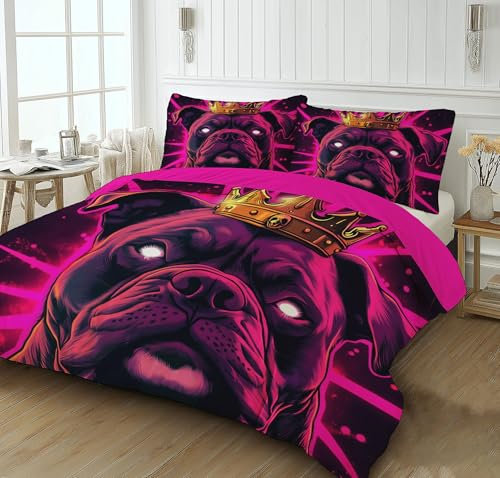 ZISTRCBAO Bettwäsche Set Warm Mikrofaser Bettbezug 260 * 230cm 2 Kissenbezügen 50 * 75cm Maus Hut alle Die ganze Saison modernes Design Reißverschlus
