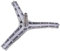 Soporte De Tambor En Lavadora Conjunto De Eje De Brida DC97-14370H Piezas De Lavadora Brazo De Araña De Tambor De Máquina Accesorios De Lavadora