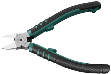 Professional Wire Cutter for Electricians High Hardness Steel Construction Ergonomic Comfortable Grip Handle Heavy Duty Cable Cutting Precise Flush Cut Pliers