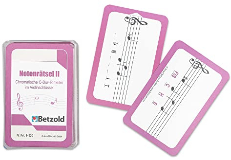 Betzold Karten für den Magischen Zylinder, Notenrätsel | Lernkarten Musik