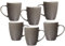 Ritzenhoff & Breker Kaffeebecher-Set Suomi, 6-teilig, je 310 ml, Taupe, Porzellan
