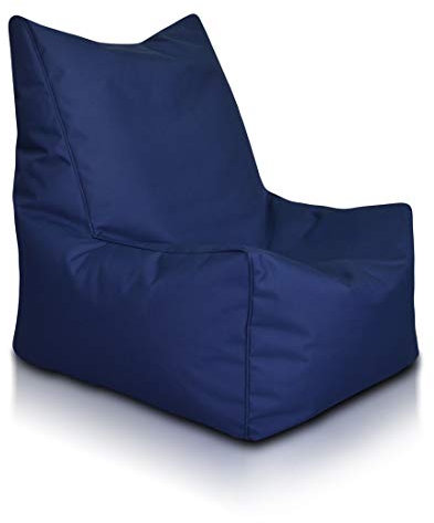Ecopuf Solid Relaxsessel – bequemer Sitzsack aus robustem, wasserabweisendem Polyester – perfekt für Kinder, Jugendliche und Erwachsene – ergonomischer Beanbag für drinnen und draußen