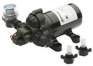 Whale WD3517P Hochdruck-Abwaschpumpe, 3,5 Gal./min, 50 PSI (4,0 bar), 12 V, zwei 1/2-Zoll-Anschlüsse mit Widerhaken