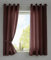 Gardinenbox 2er Set Vorhänge Schal Ösen »Berlin« HxB 175x140 cm Braun Blickdicht Microsatin Lichtdurchlässig Uni Matt, 20405N2