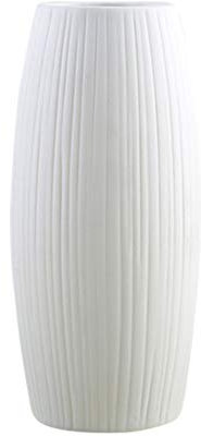 BESPORTBLE Vase Hoch 18cm Weiße Keramikvase Moderne Keramik Vase Nordic Minimalistischen Vase Dekorative Vase Tisch Mittelstücke für Home Decor Keramik Blumenvase Große Keramikvase
