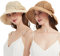 Sombrero de playa flexible para mujer, sombrero de paja plegable de ala ancha, sombrero de playa Fedora, Conjunto de sombrero de paja con lazo, Talla única