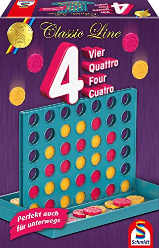Schmidt Spiele, 49403 Vier, Classic Line, Bunt
